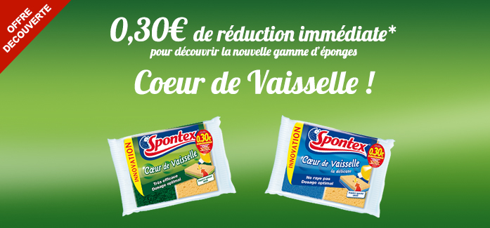 SPONTEX Coeur de Vaisselle Éponge 2 Pieces - Cdiscount Au quotidien