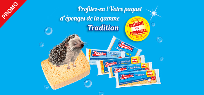 Produits Vaisselle : Eponge Spontex - Promos Soldes Hiver 2024