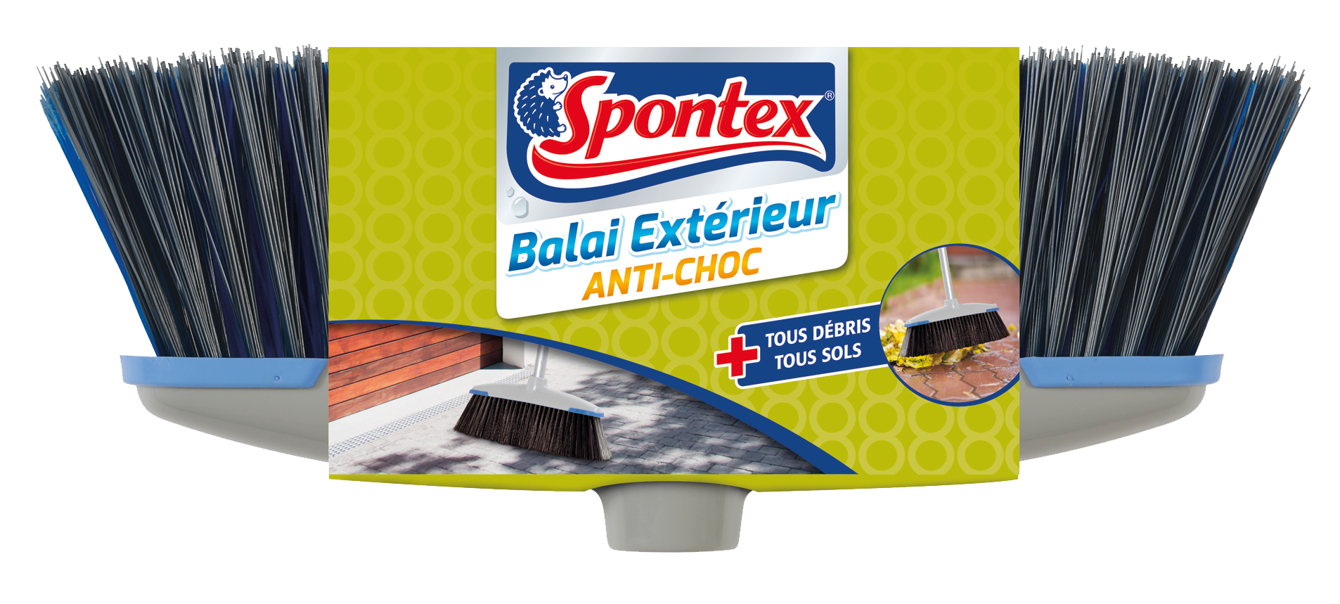 SPONTEX EXPERT Balai extérieur Anti-Choc - Accessoires de nettoyage - Achat  & prix