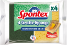 Gratte-Eponge Fibres de lin x4