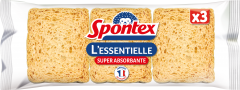 Eponge l'Essentielle x3