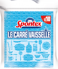 Carré vaisselle x10