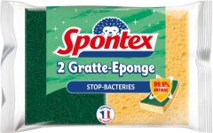 Gratte-Eponge Stop-Bactéries x2