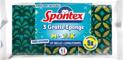 Gratte-Eponge Mosaik x3