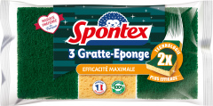 Gratte-Eponge Efficacité Maximale x3