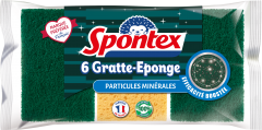 Gratte-Eponge Particules Minérales x6