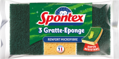 Gratte-Eponge Microfibre x3