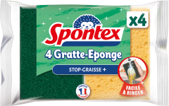 Gratte-Eponge Stop-Graisse+ x4