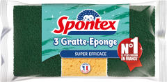 Gratte-Eponge Super Efficace x3