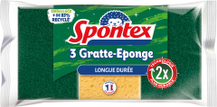 Gratte-Eponge Longue Durée x3