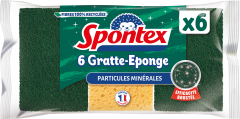 Gratte-Eponge Particules Minérales x6