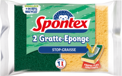 Gratte-Eponge Stop-Graisse x2