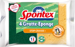 Gratte-Eponge Stop-Graisse+ x4