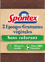 Gratte-Eponge Végétale x2