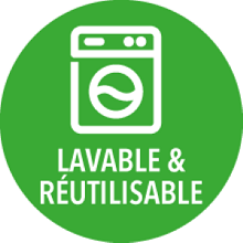 Microfibres 100% fibres recyclées x5