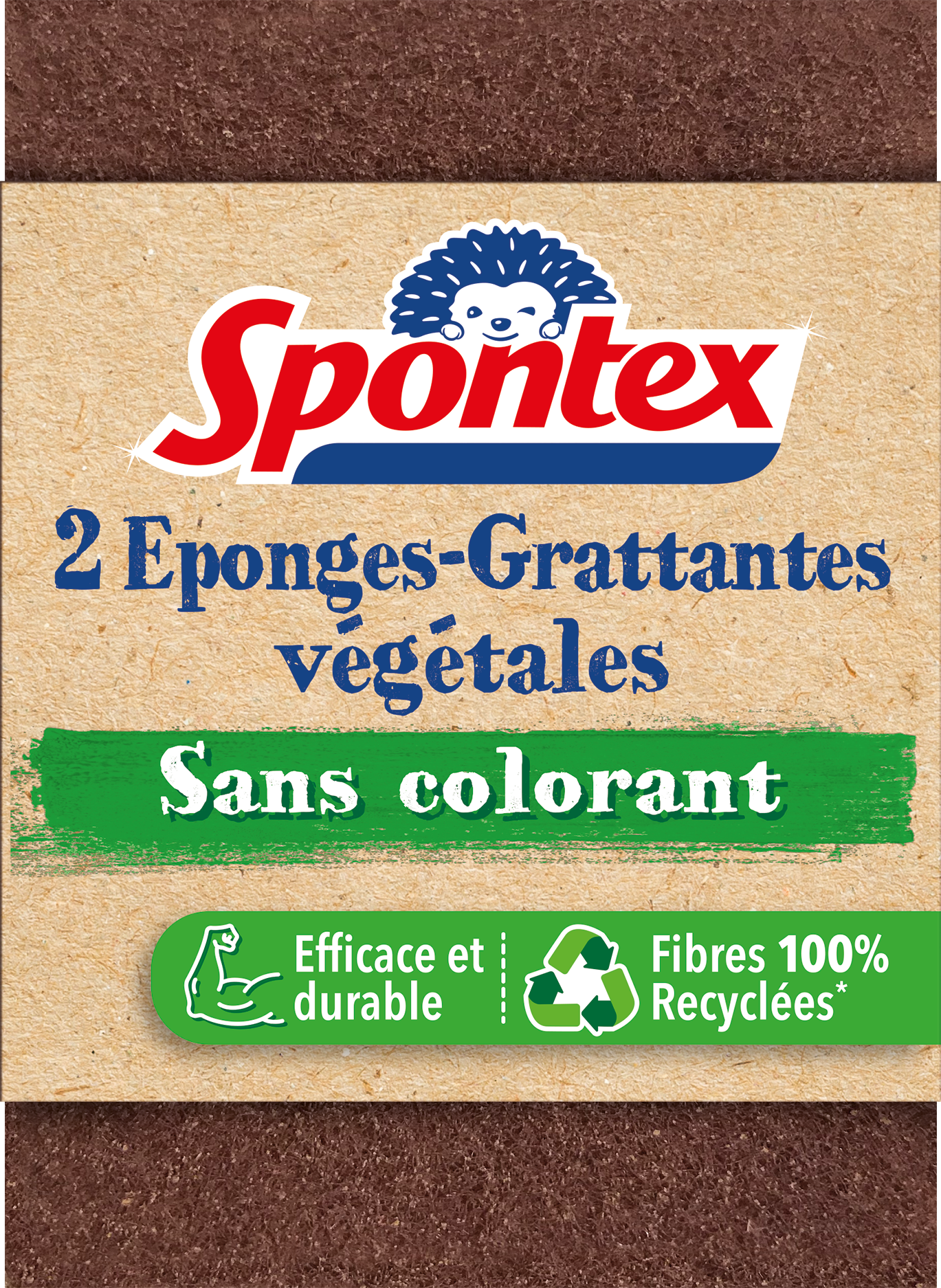 SPONTEX ÉPONGE VÉGÉTALE TRADITION x2