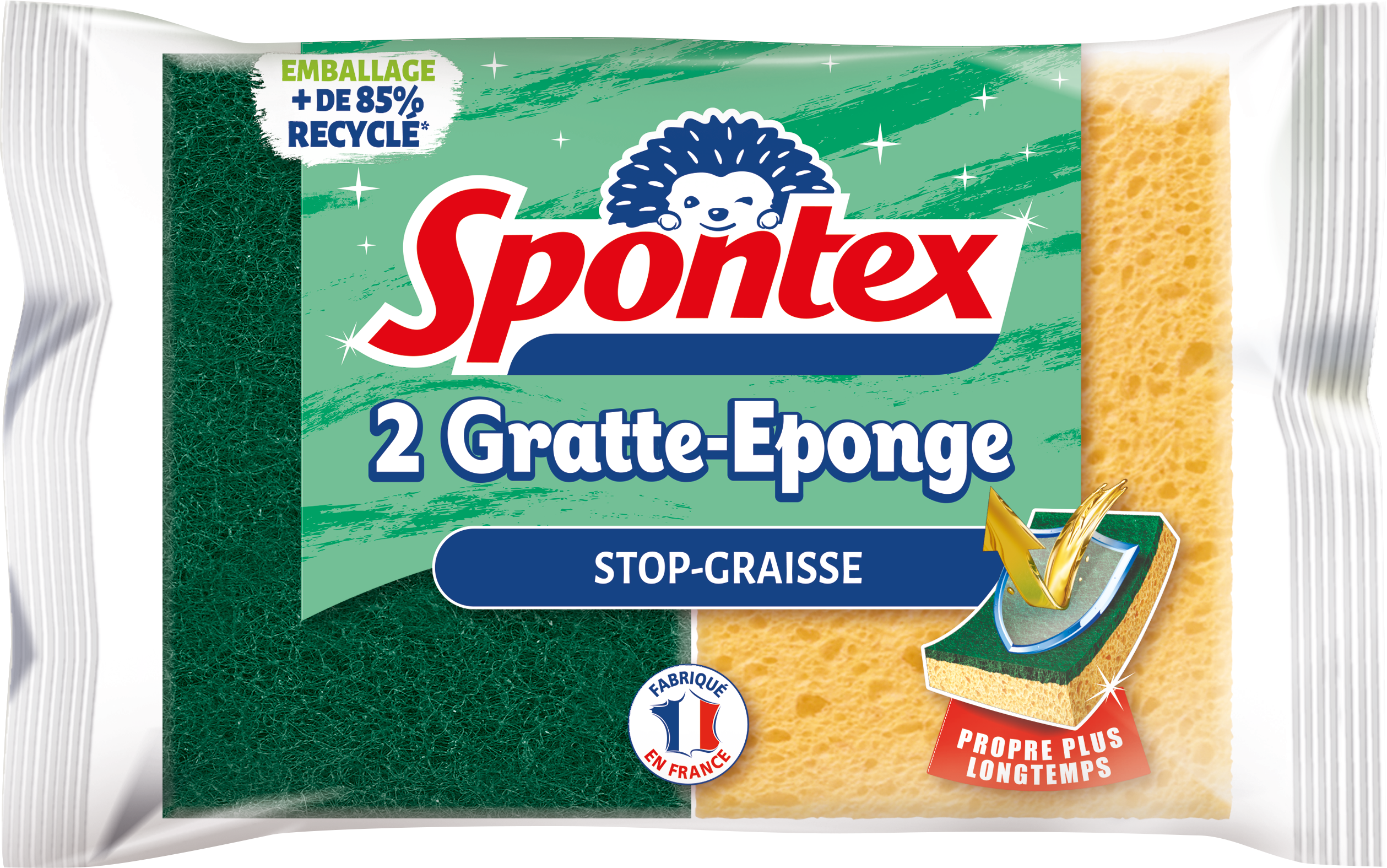 Gratte-Eponge Stop-Graisse x2