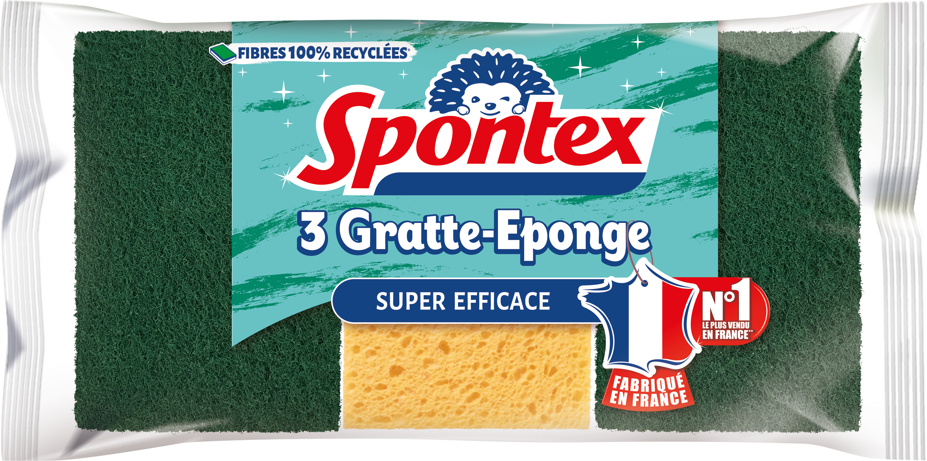 Livraison à domicile Spontex Eponge gratte longue durée, 3 pièces