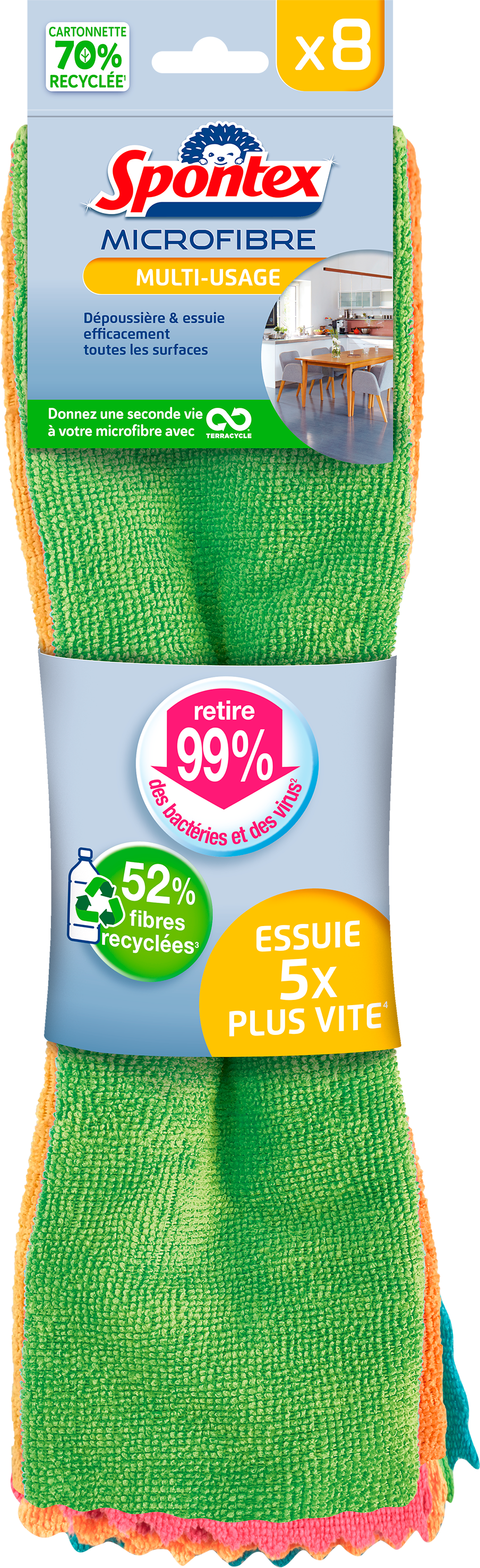 Balai microfibre muti-usage - Maison Futée